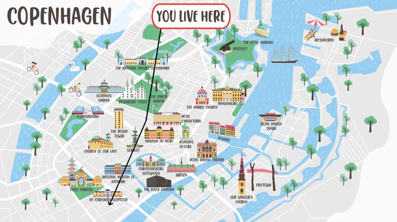 Xl Exclusive Penthouse By Copenhagen City & Tivoli Eksteriør bilde